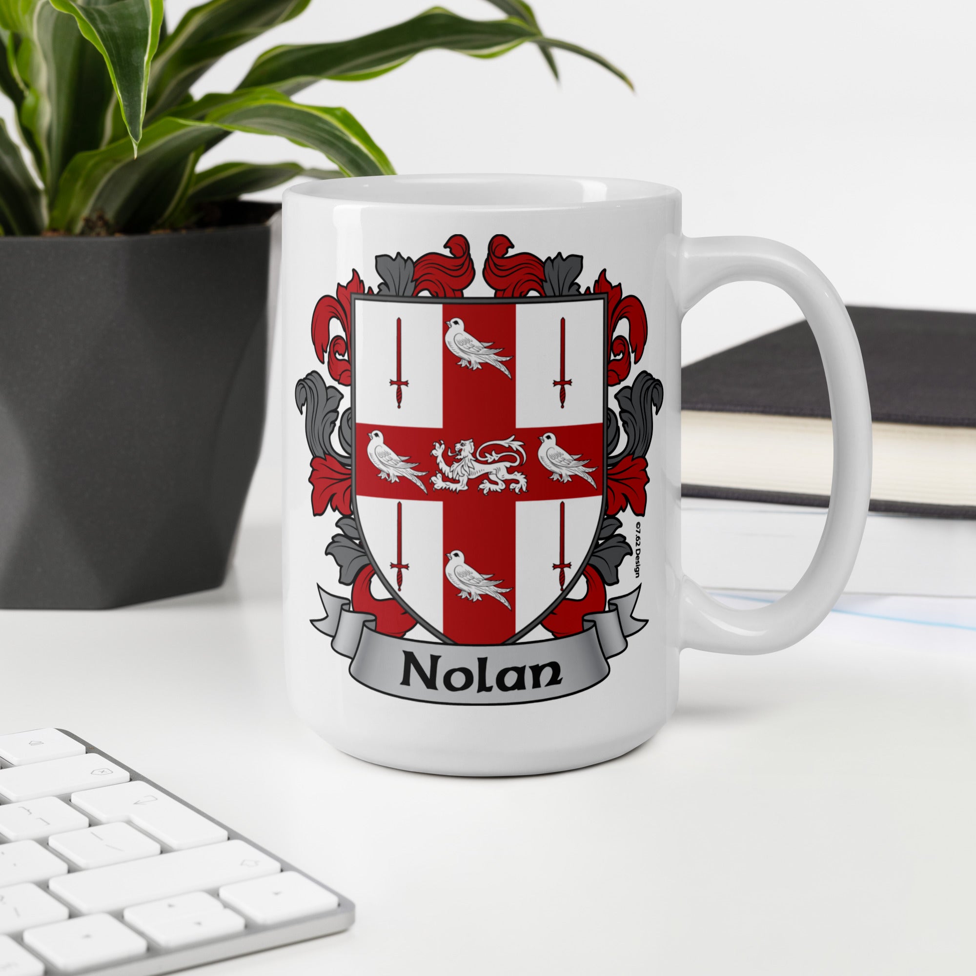 7.62 Design Nolan tazza ceramica 15oz stemma irlandese