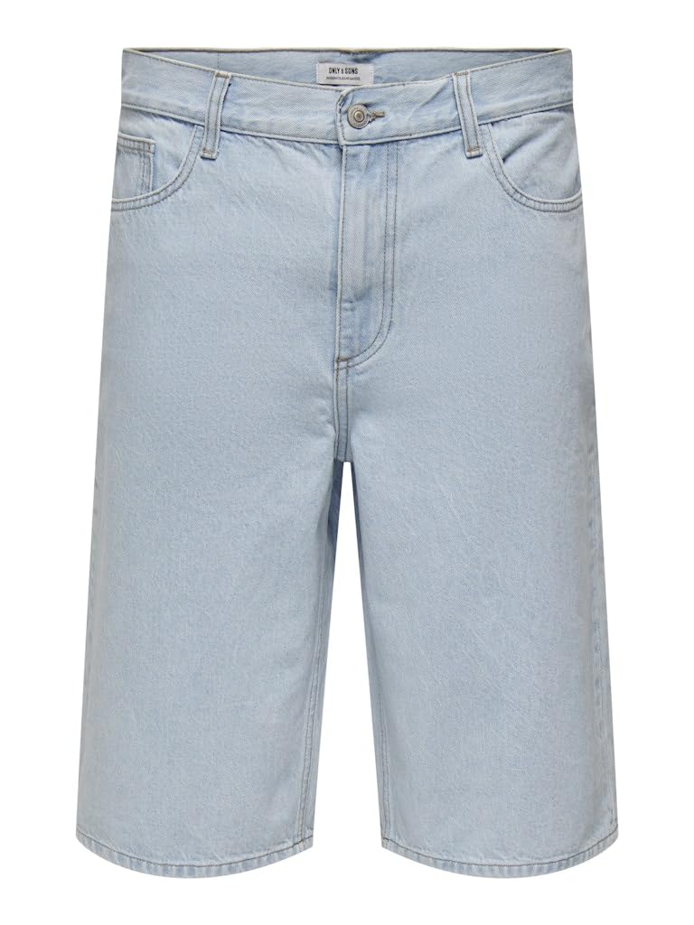 Only & Sons Onsbuma 9896 Bermuda uomo denim blu chiaro
