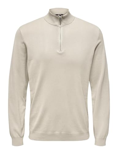 ONLY & SONS Maglieria Maglione Uomo Girocollo Lavorato a Maglia