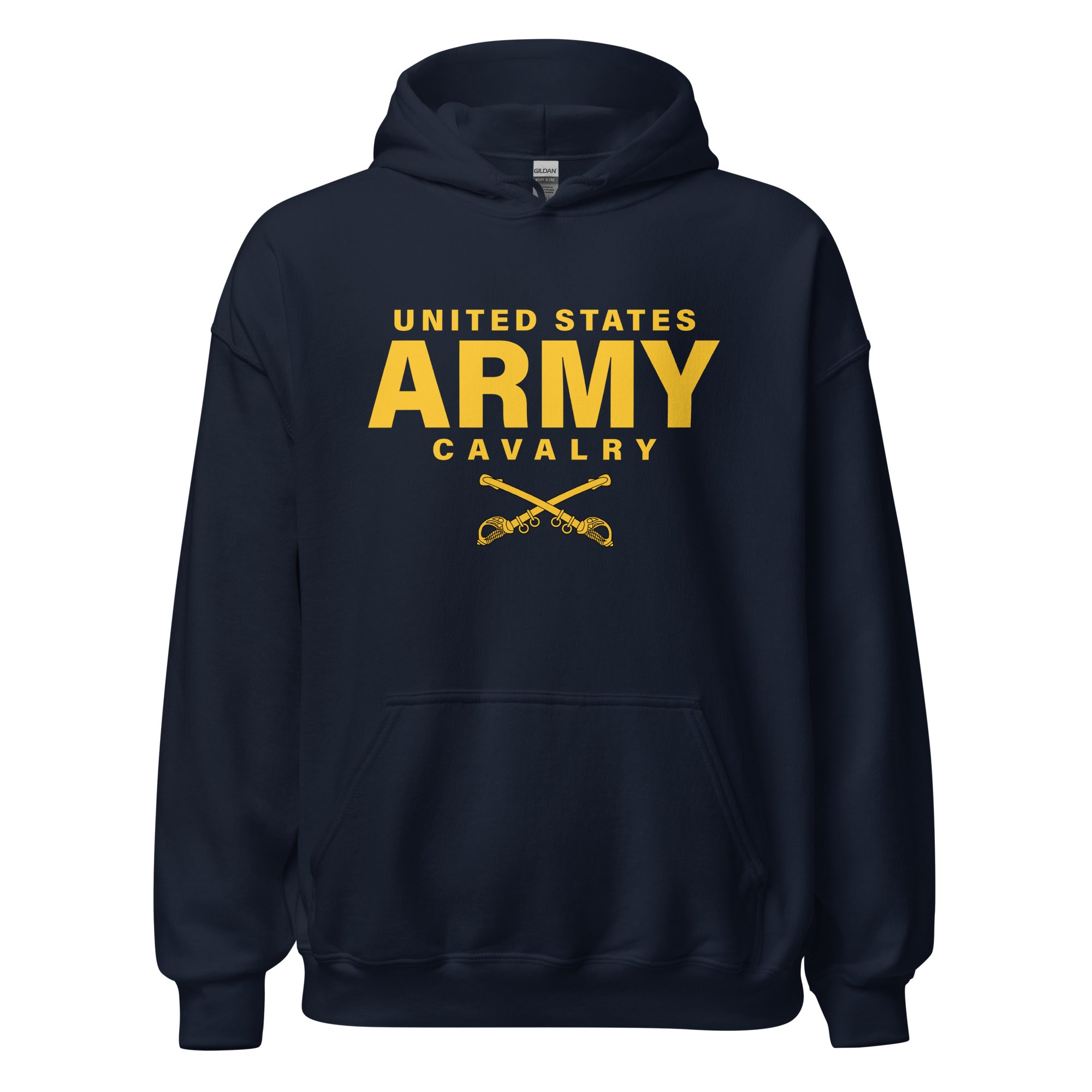 7.62 Design US Army Cavalry Felpa con Cappuccio Nero Cotone