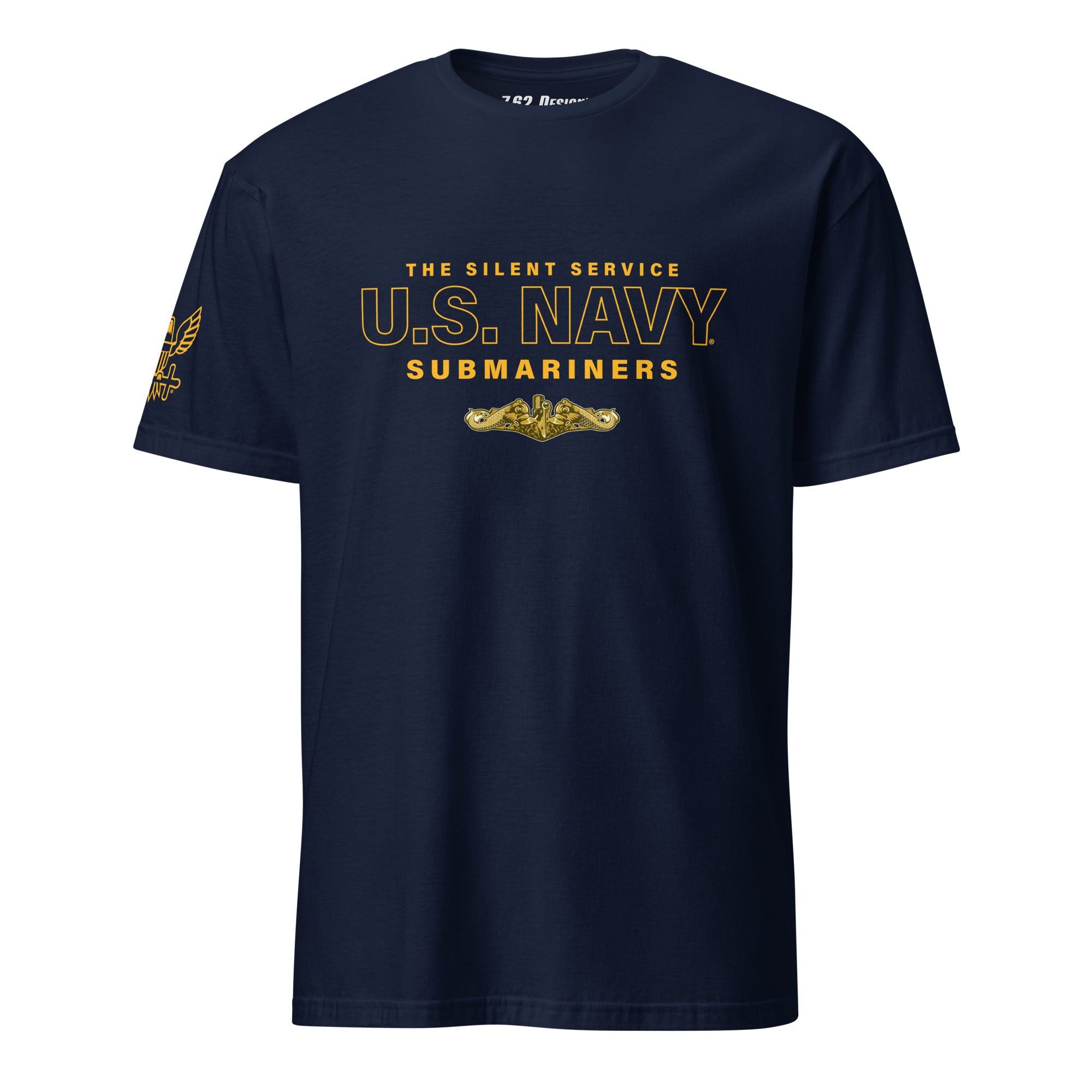 7.62 Design Silent Service Maglietta Uomo Cotone Navy Ufficiale