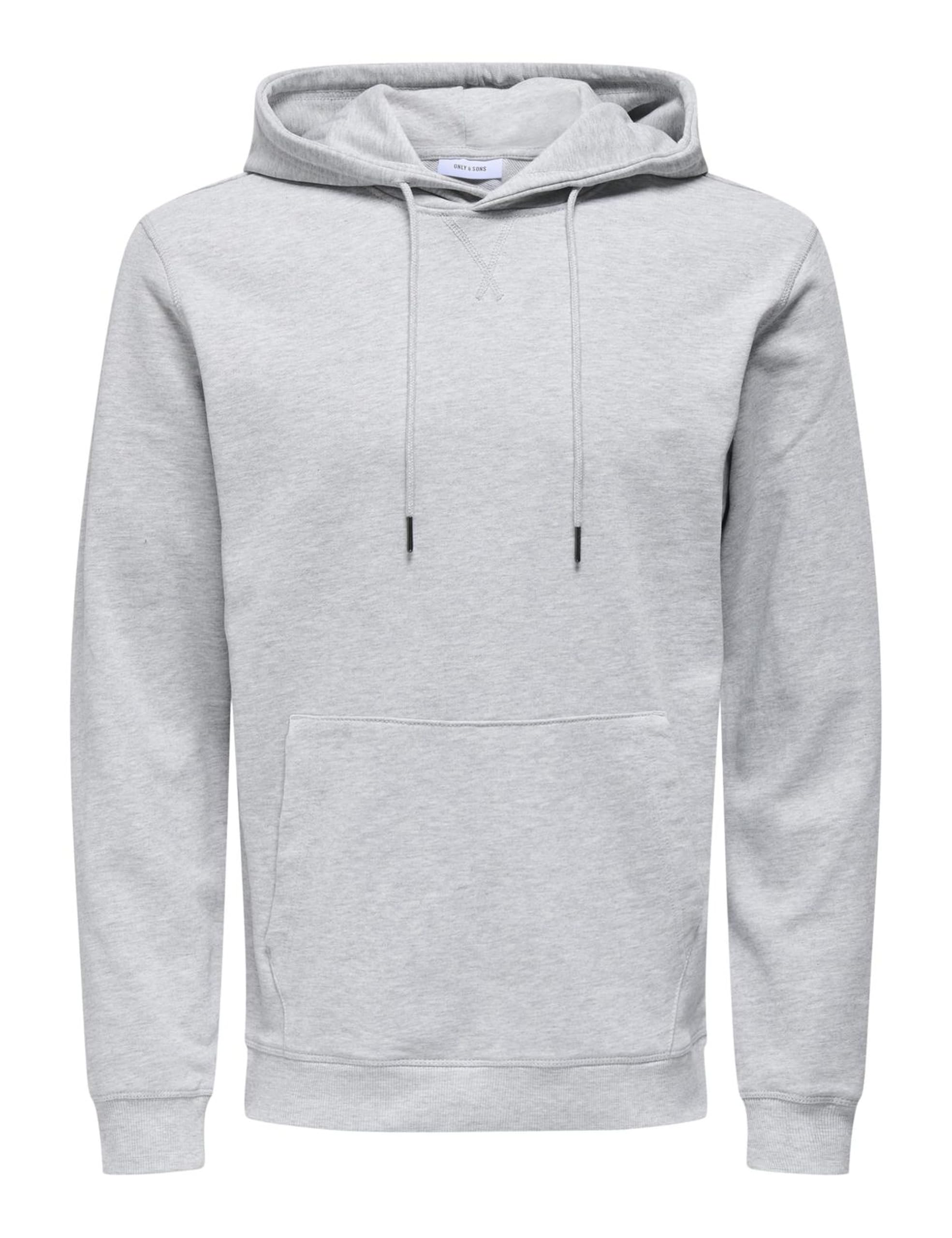 ONLY & SONS Onsdavid Reg Hoodie felpa blu argento