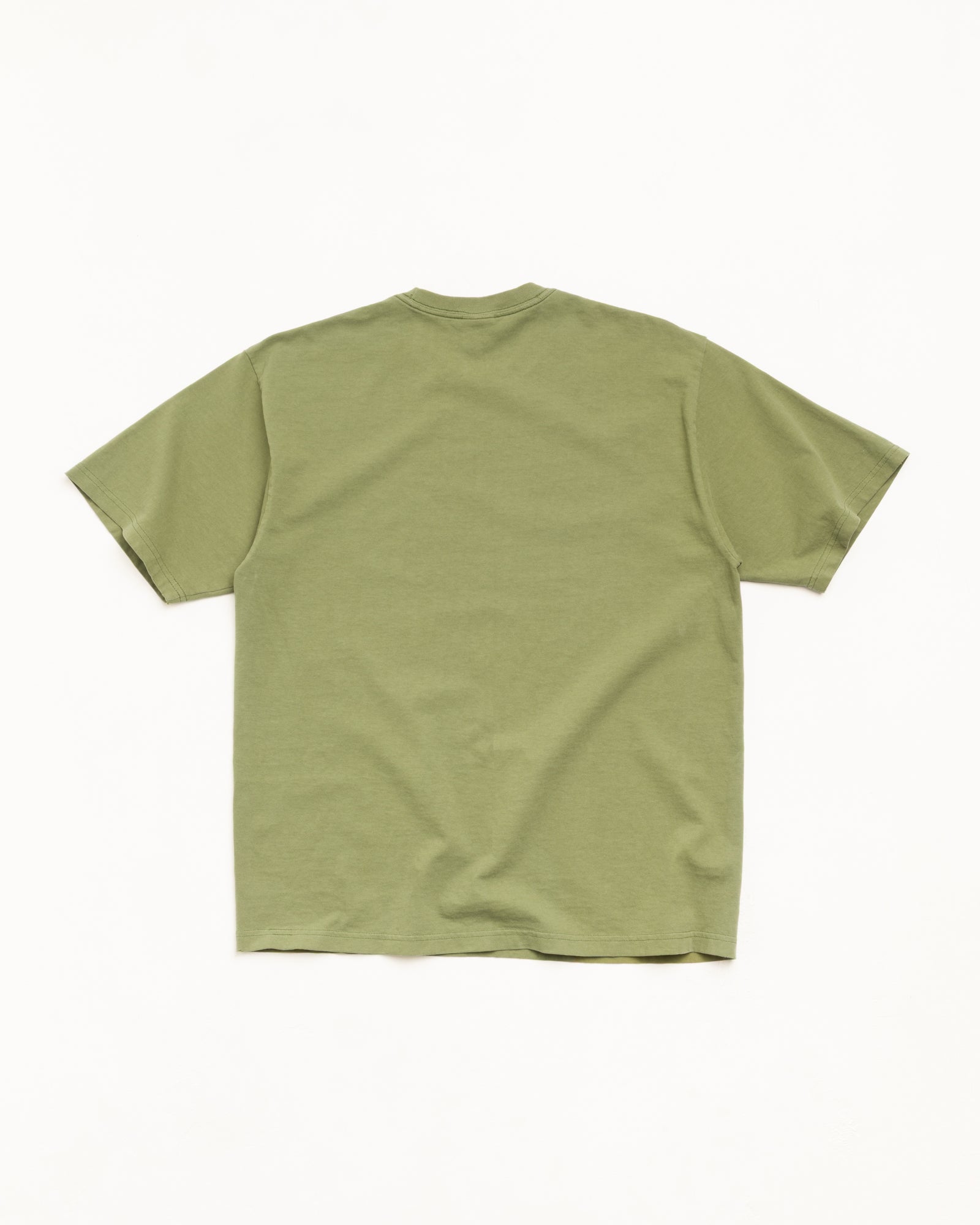 Stussy Block Sport Tee t-shirt uomo Olive cotone