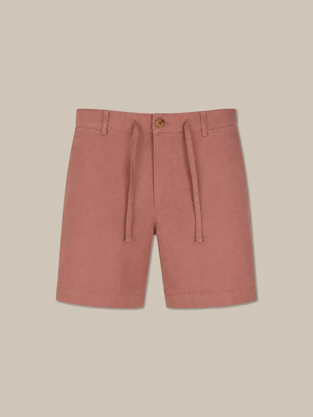 Robert Talbott Stewart Pantaloncini Lino Salmone Coulisse