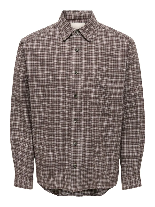 ONLY & SONS Onsgudmund Camicia a quadri Canteen M