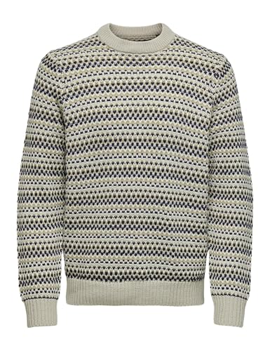 ONLY & SONS Maglieria Onsmusa Pullover Uomo S blu navy