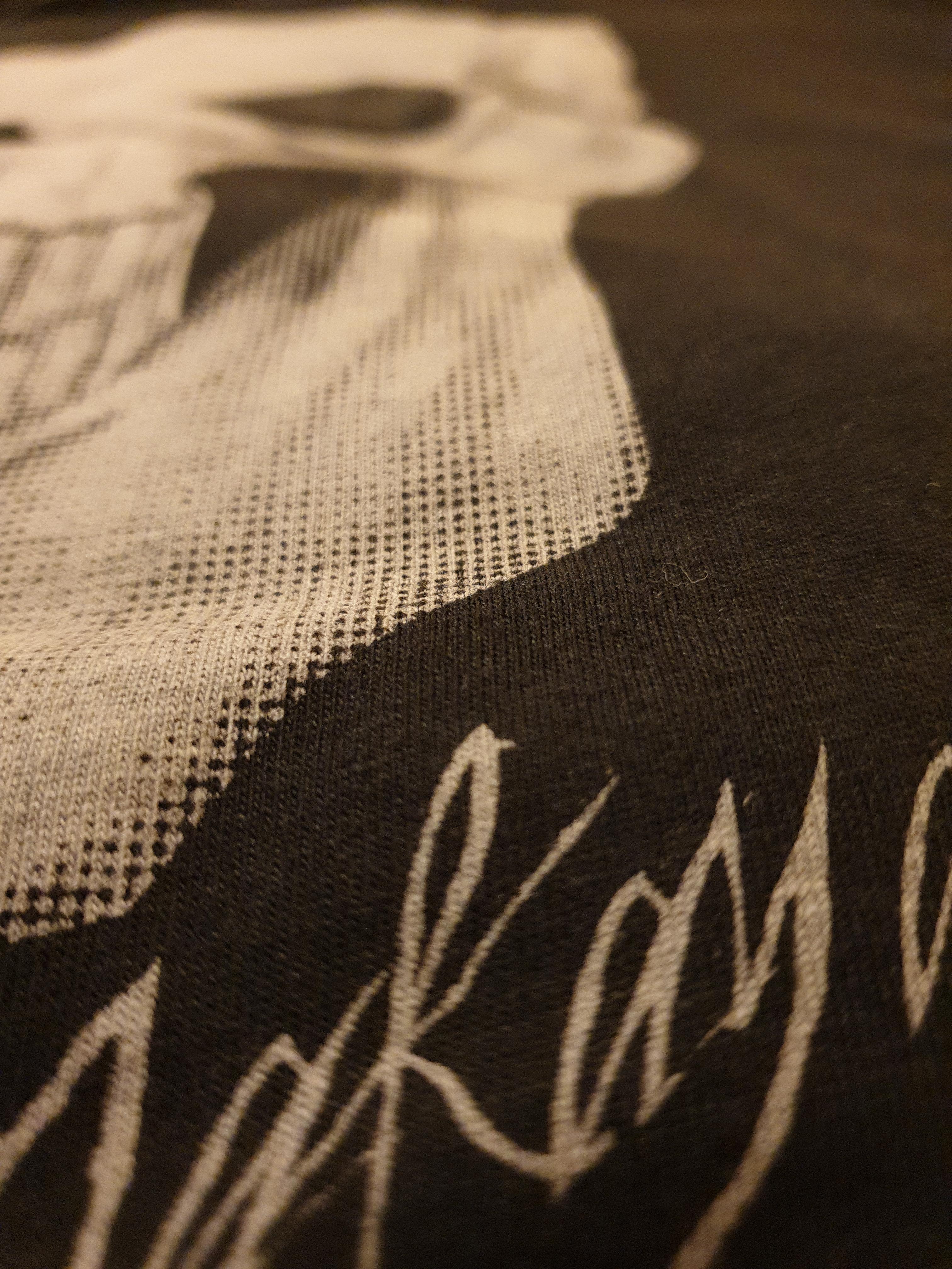 Makaya T-Shirt Uomo Death Skull Maglietta Teschio Cotone Nero