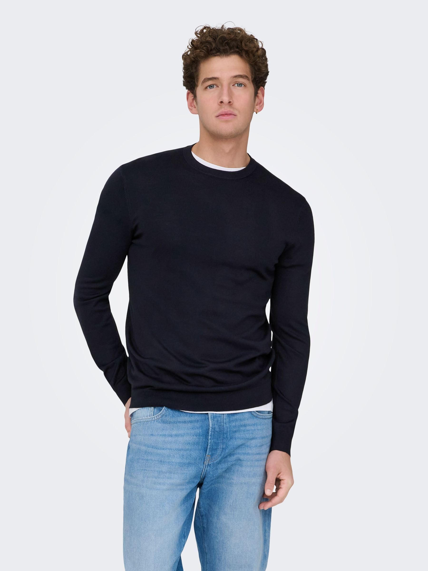 ONLY & SONS Onswyler Pullover Uomo Nero M
