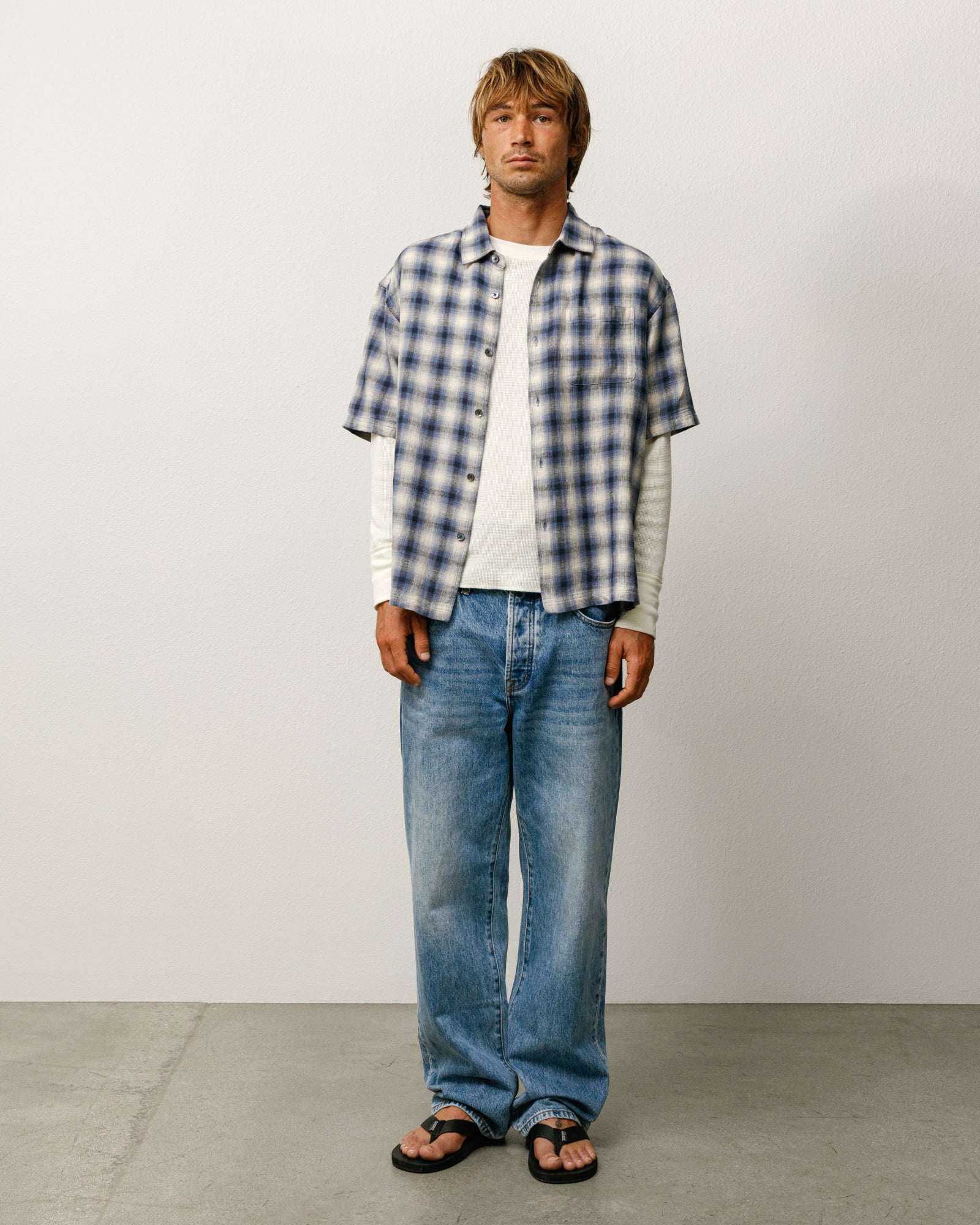 Stussy New Classic Jean jeans indigo stone wash 32