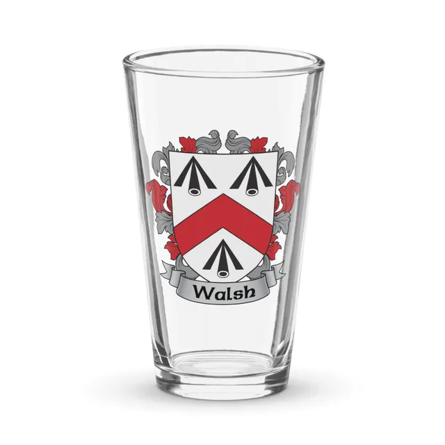 7.62 Design Walsh Bicchiere Birra Pint 473 ml Stemma Irlandese