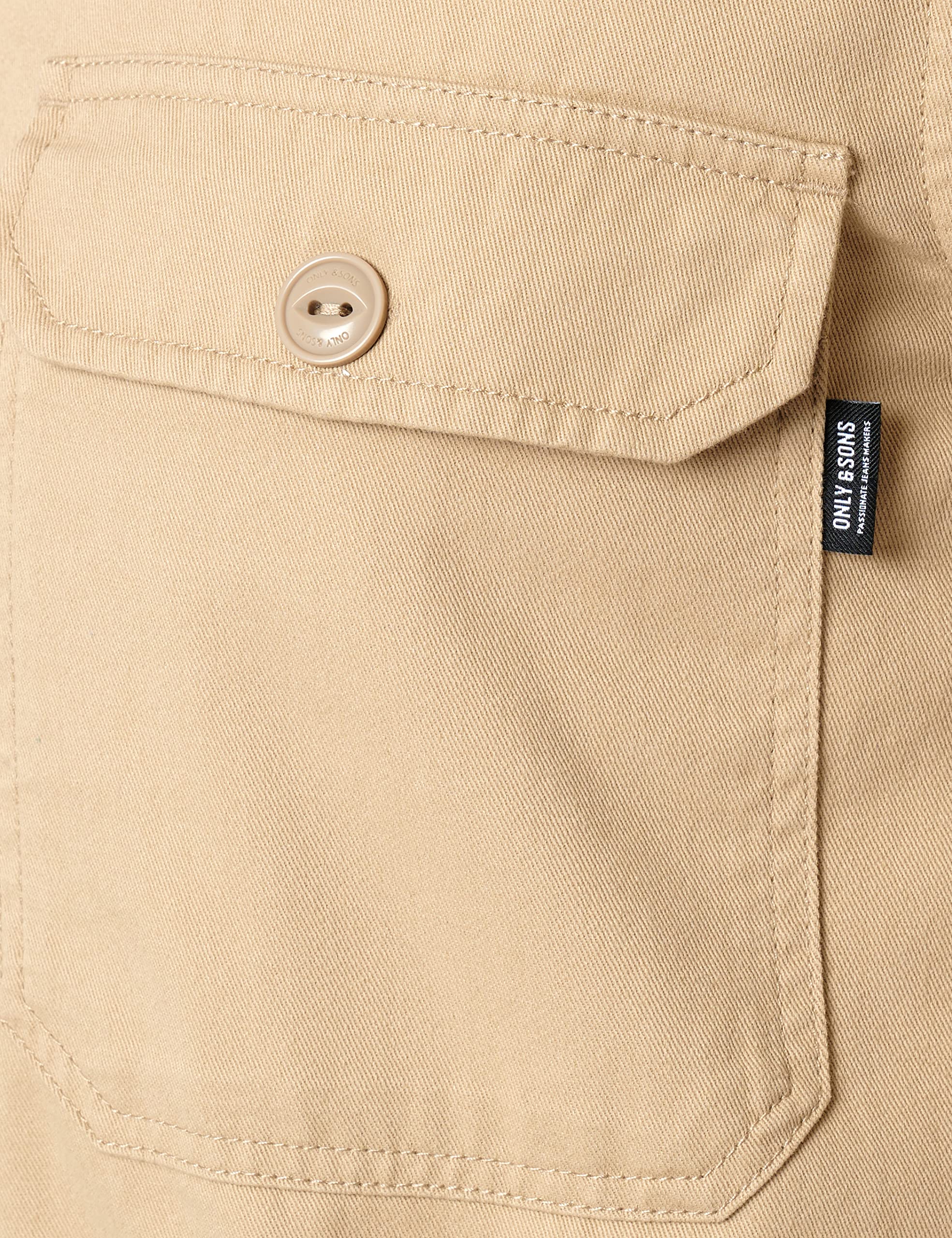 ONLY & SONS Onssilvio LS Pocket Overshirt camicia twill cotone