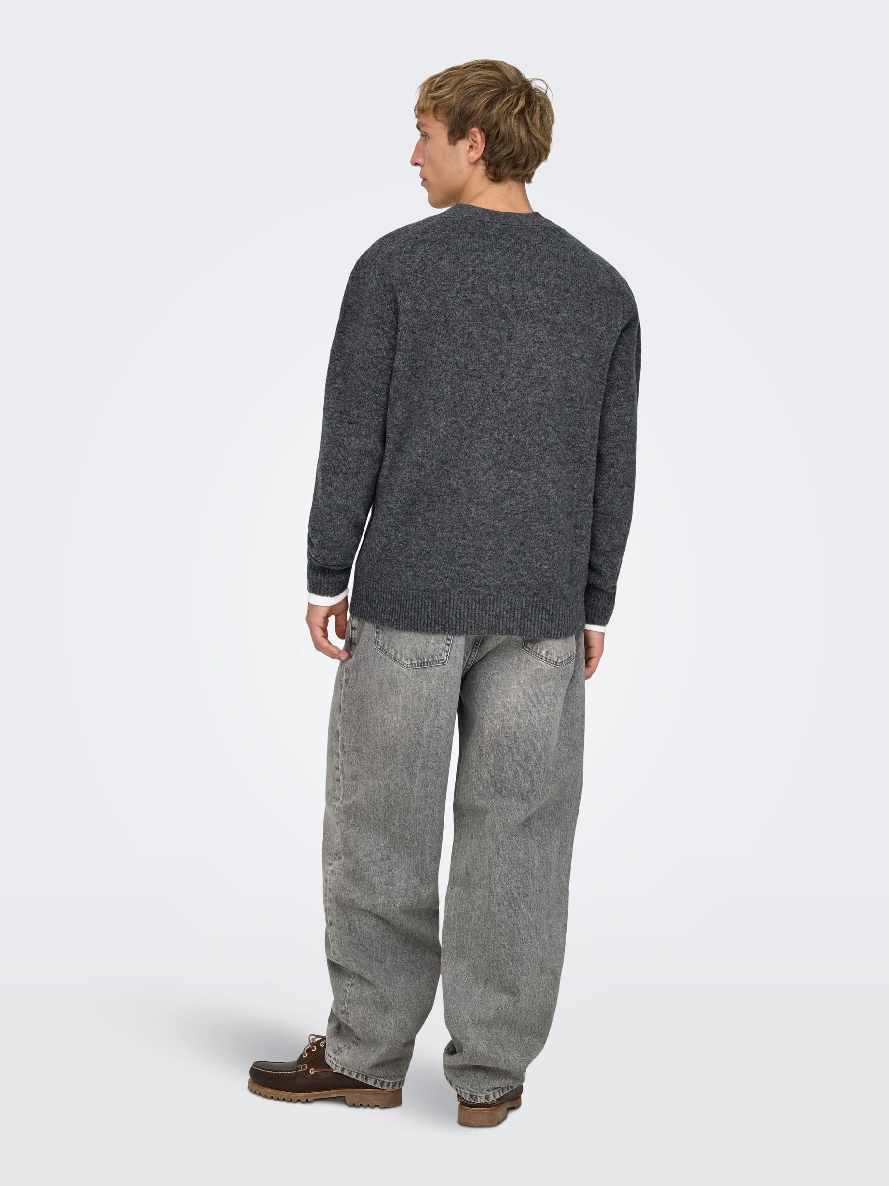 Only & Sons Onsray Cardigan Maglia Uomo Grigio M