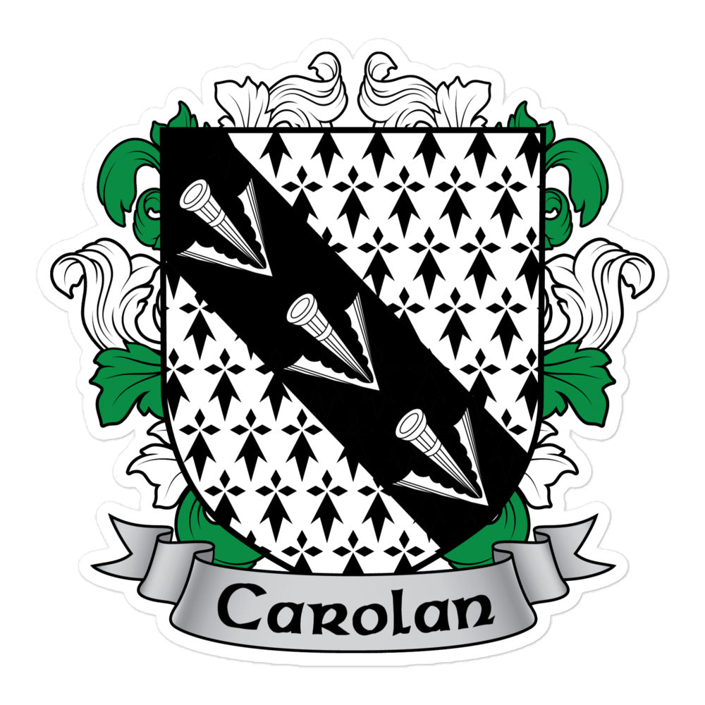7.62 Design Carolan Coat of Arms Sticker Vinile 3x3 Stemma