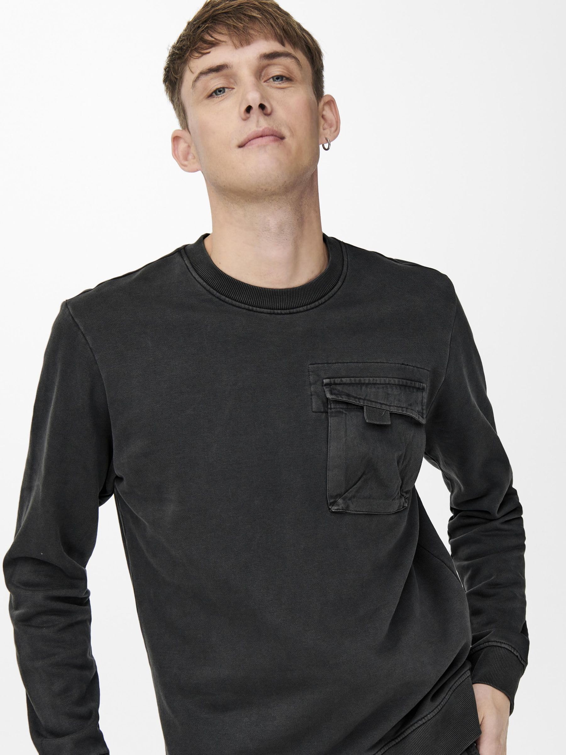 ONLY & SONS pullover maglieria uomo girocollo