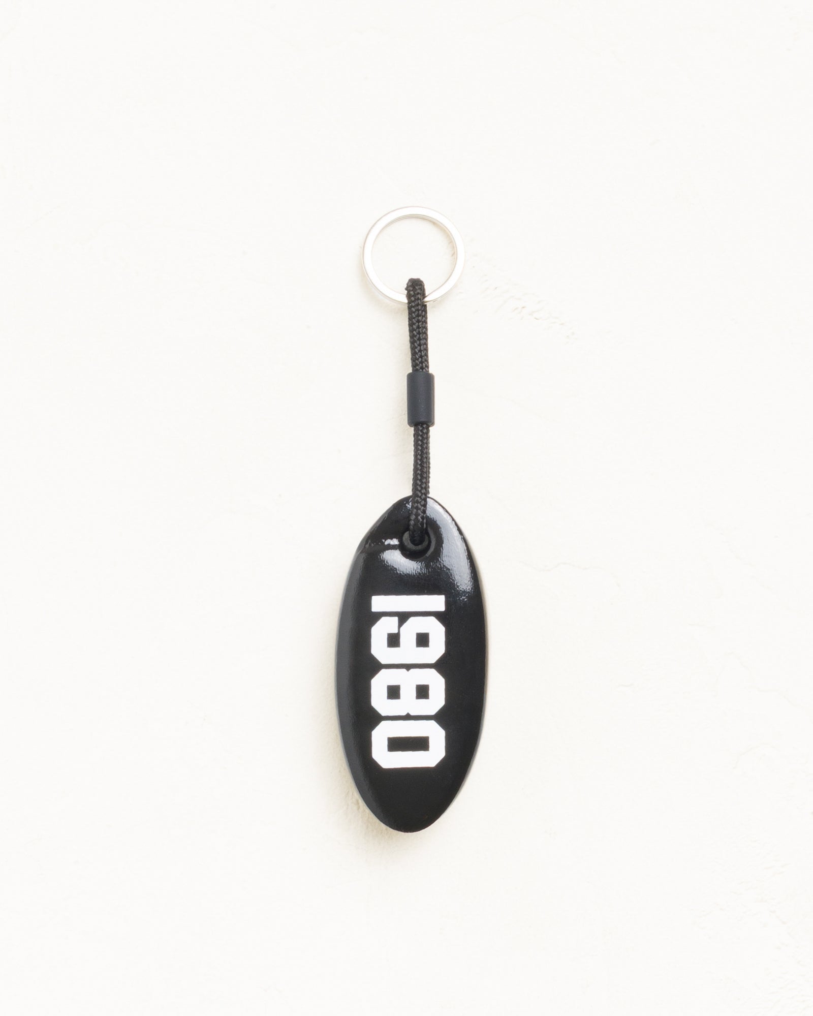 Stussy Floatie Keychain portachiavi nero 8 cm