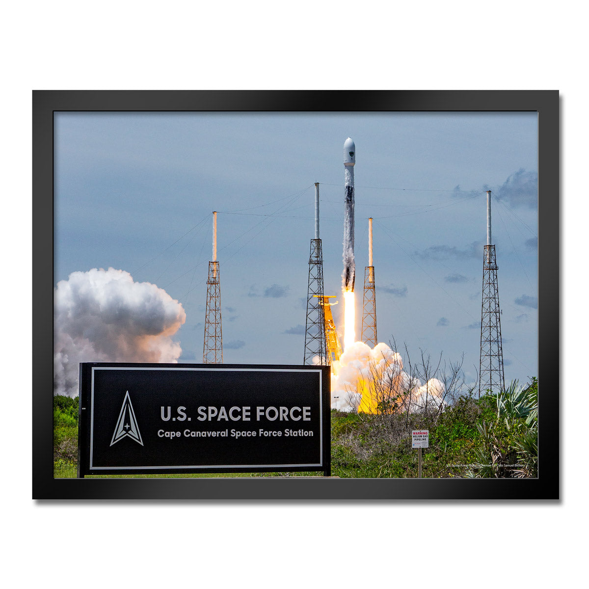 7.62 Design Space Force Cape Canaveral stampa 14"x20"