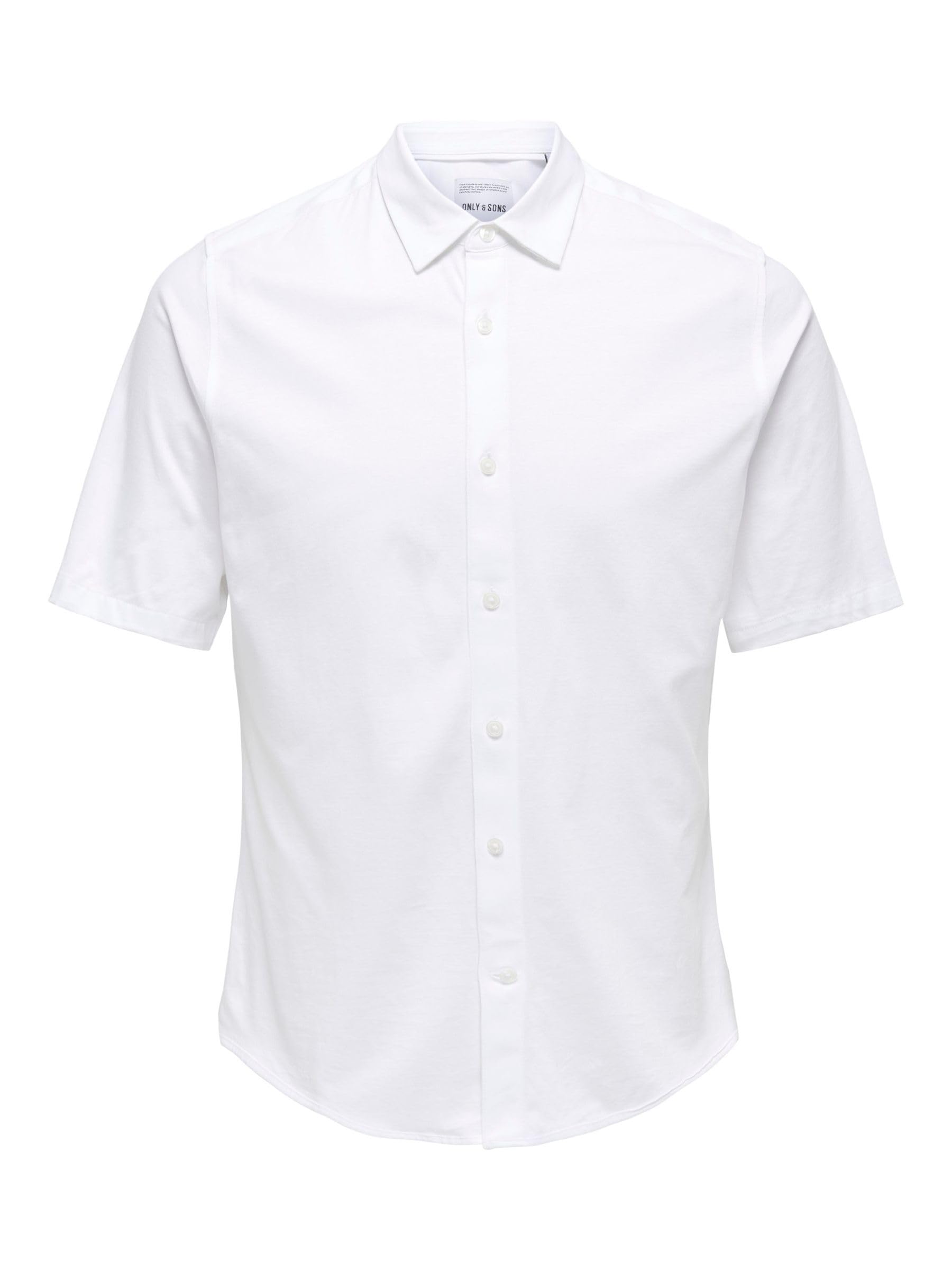 Only & Sons Onsrobin S camicia maniche corte bianca