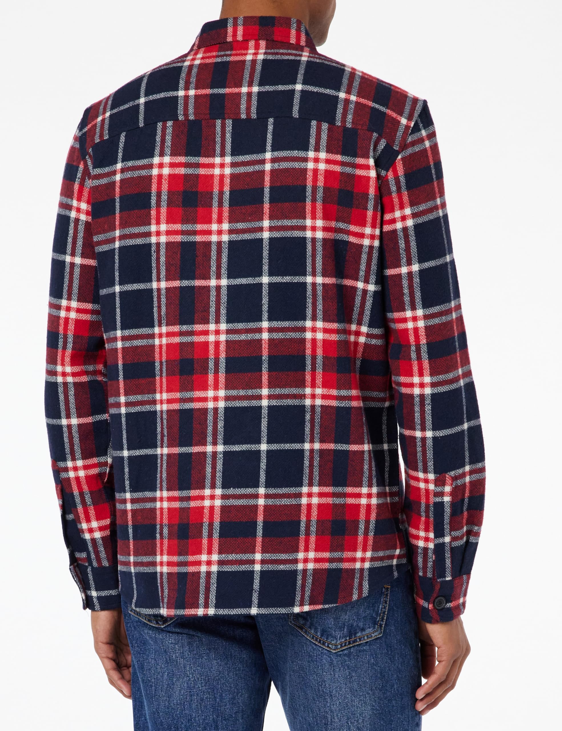 Only & Sons Onsmilo Check Camicia Uomo Navy Scuro Cotone L