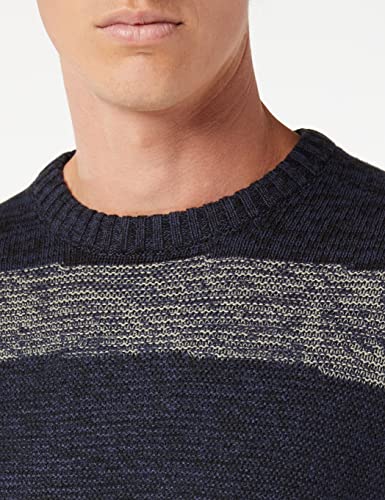 ONLY & SONS maglione uomo motivo girocollo grigio
