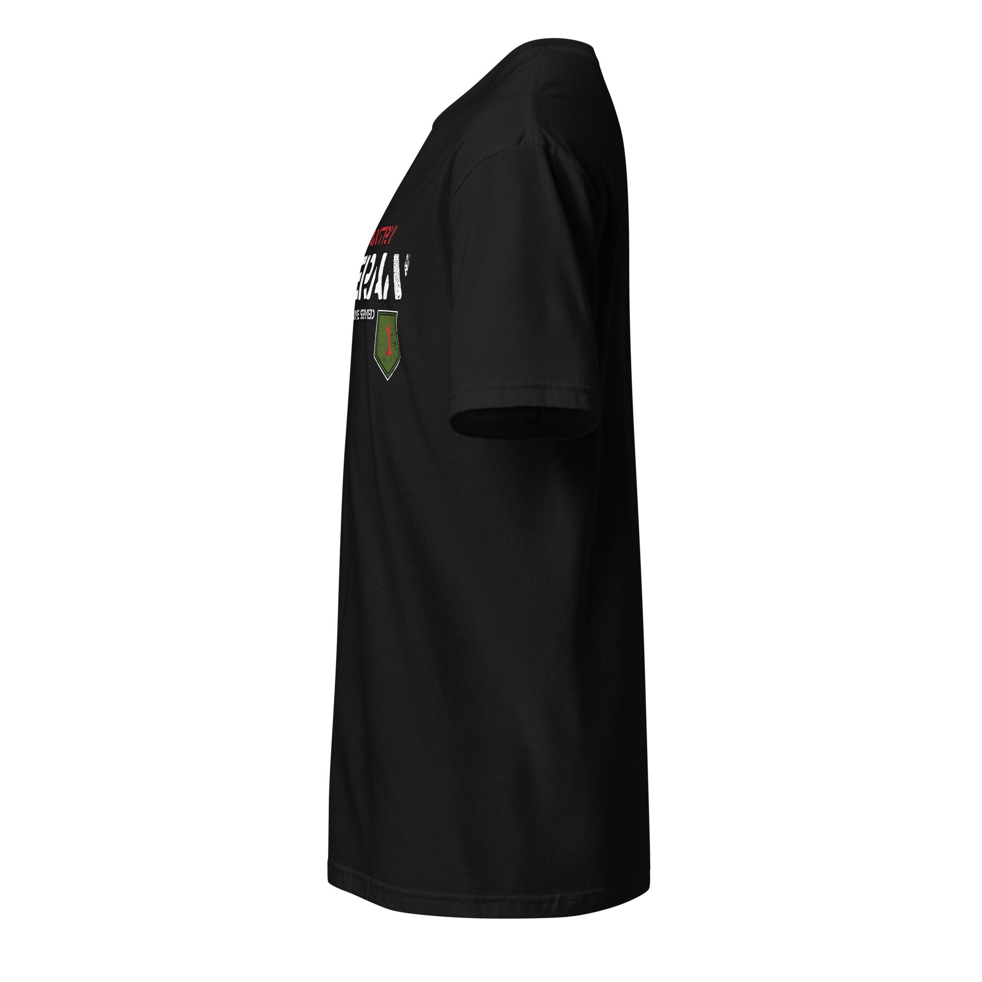 7.62 Design 1st Infantry Maglietta uomo nera cotone taglia L