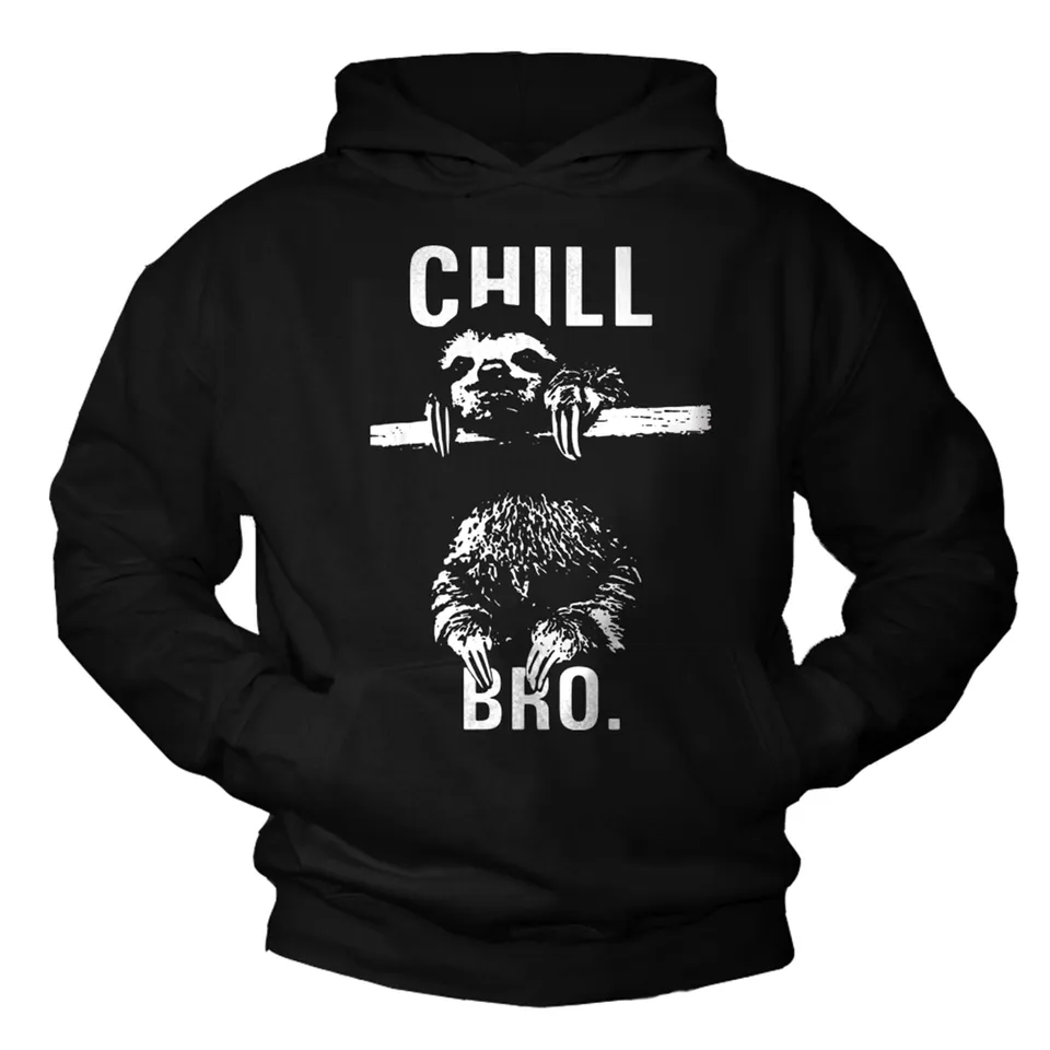 Makaya Chill Bro Felpa con Cappuccio M Tasca Canguro