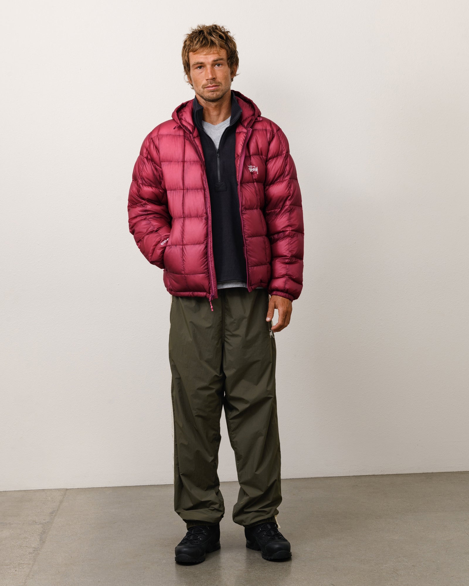 Stussy Pantaloni Tuta Banda Laterale joggers Olive