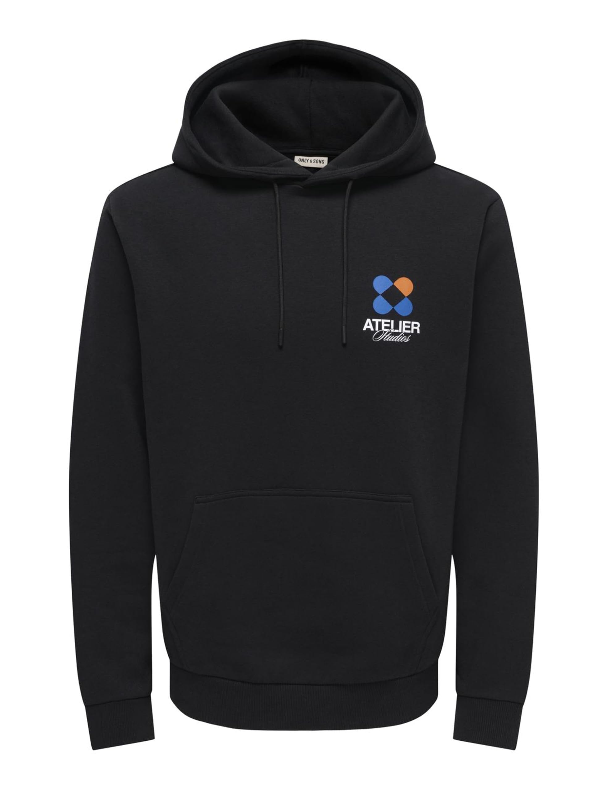 Only & Sons Onsceres Felpa Uomo L Nero Cotone