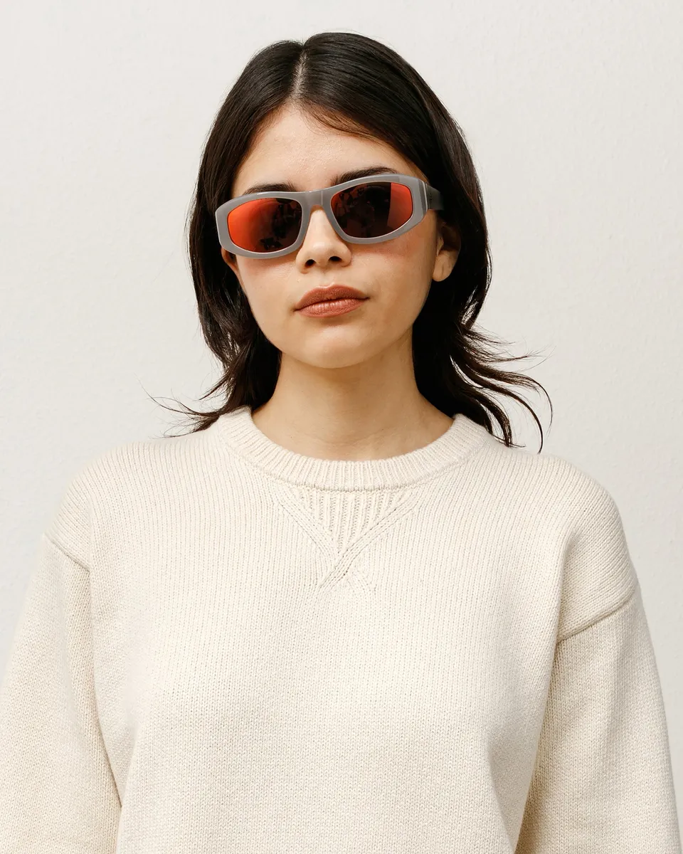 Stussy Accessories Landon Sunglasses occhiali grey silver flare