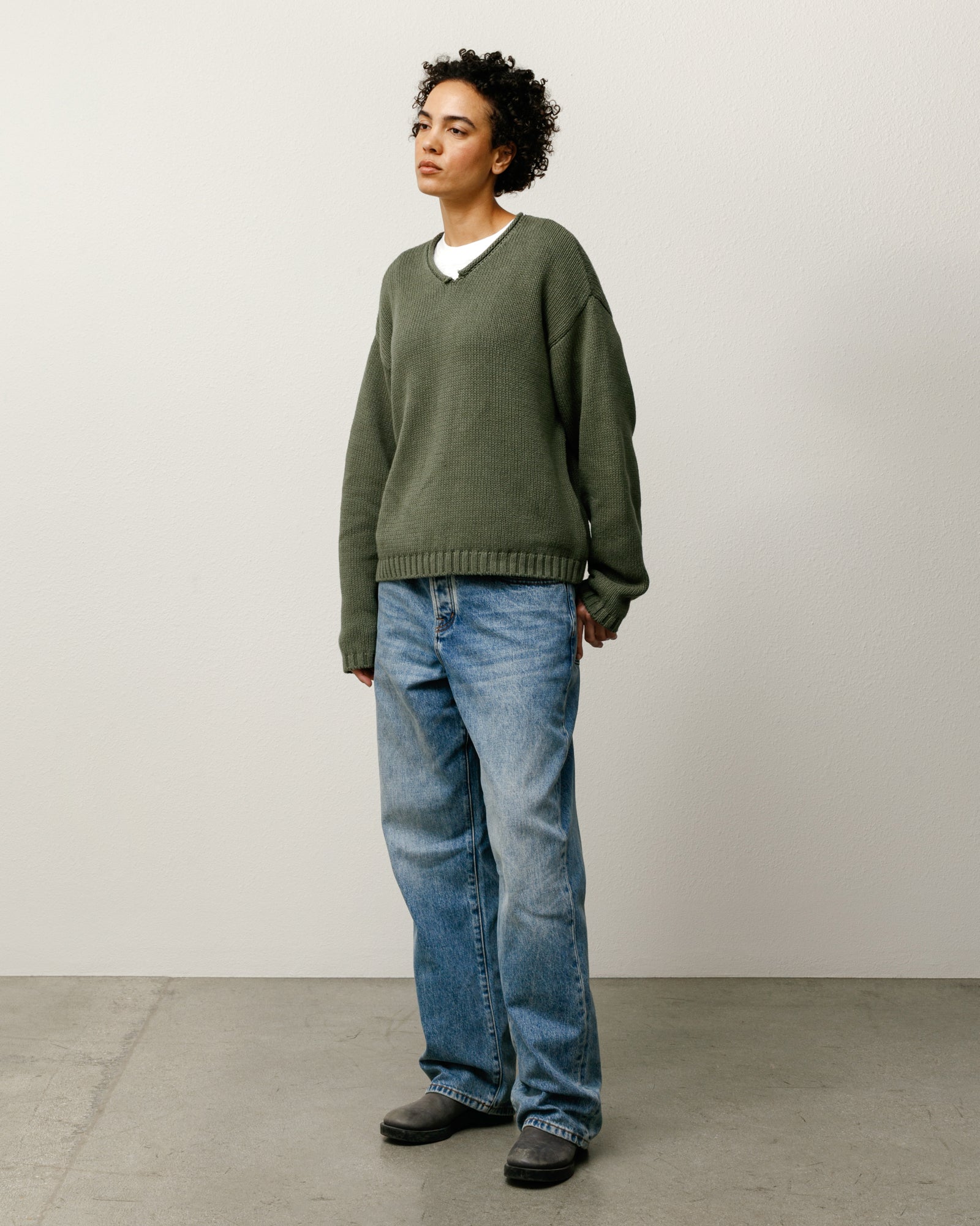 Stussy Big Ol Jean denim indaco stone wash 14,5 oz