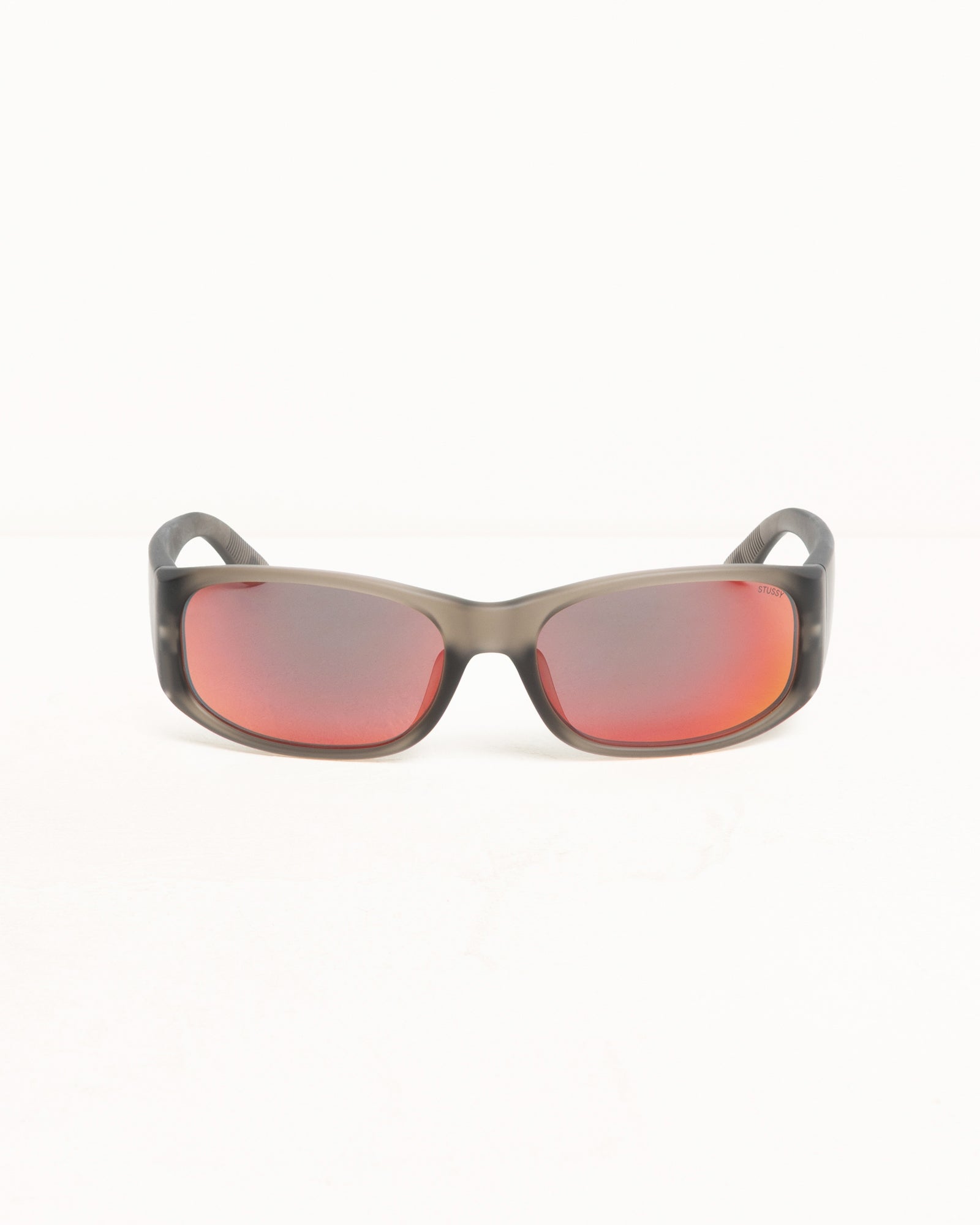 Stussy Mikey Sunglasses Occhiali Frost Smoke Lente Rossa