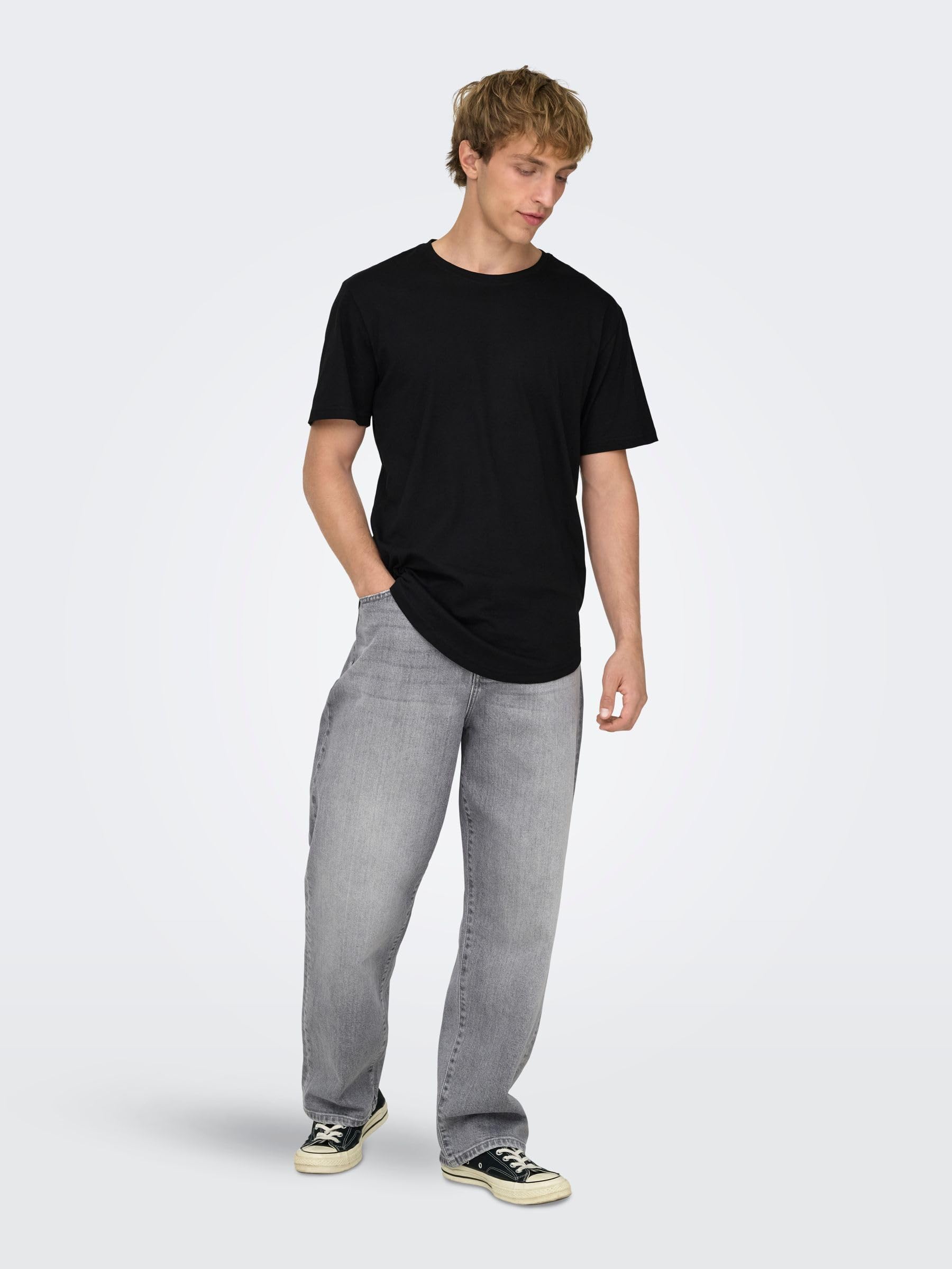 Only & Sons Onsmatt T-Shirt Uomo Cotone 3 Pezzi