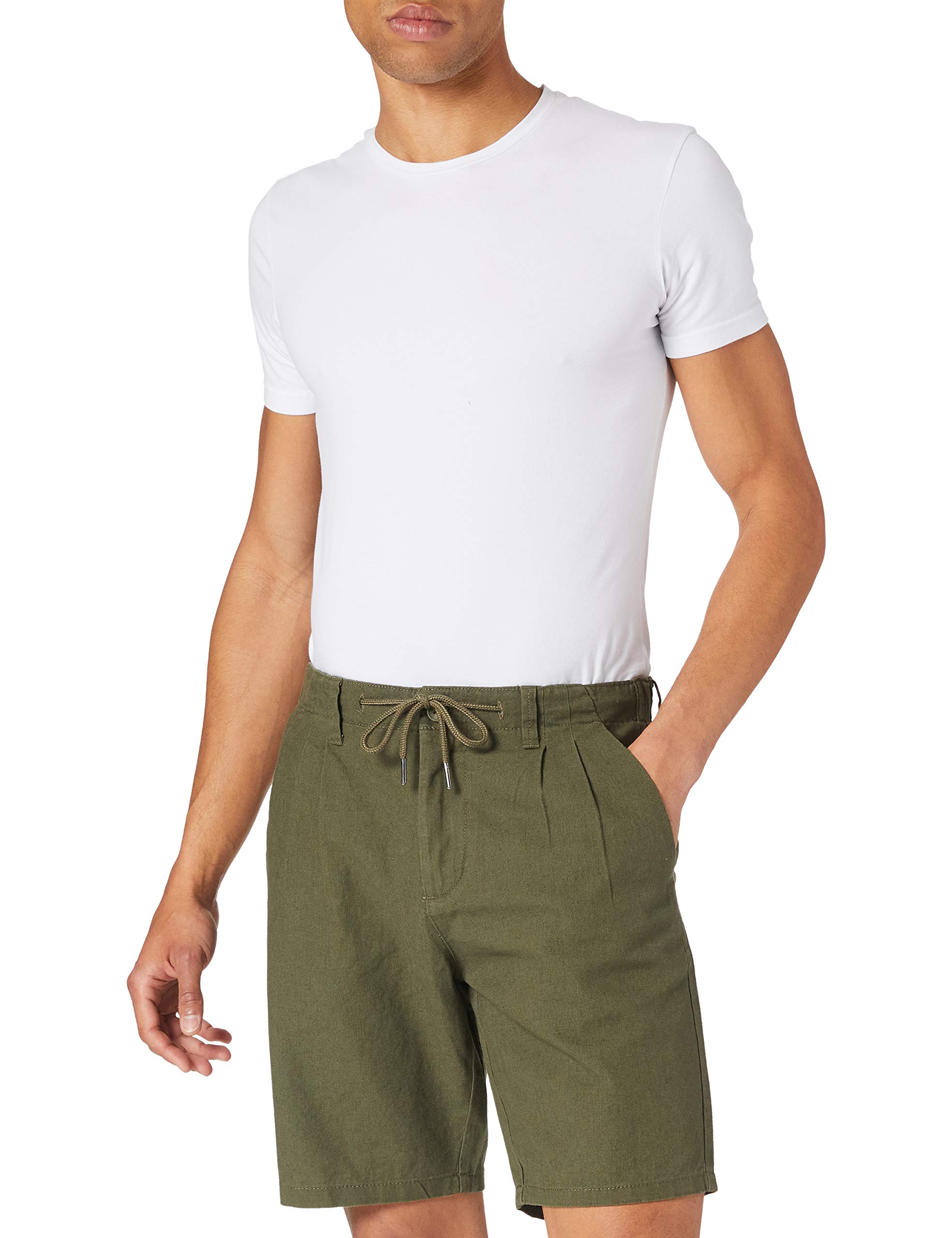 ONLY & SONS pantaloncini uomo cotone lino M estivi