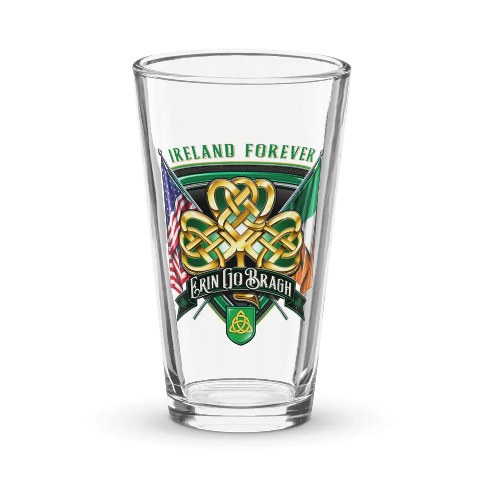 7.62 Design Irish American bicchiere pinta 16 oz vetro