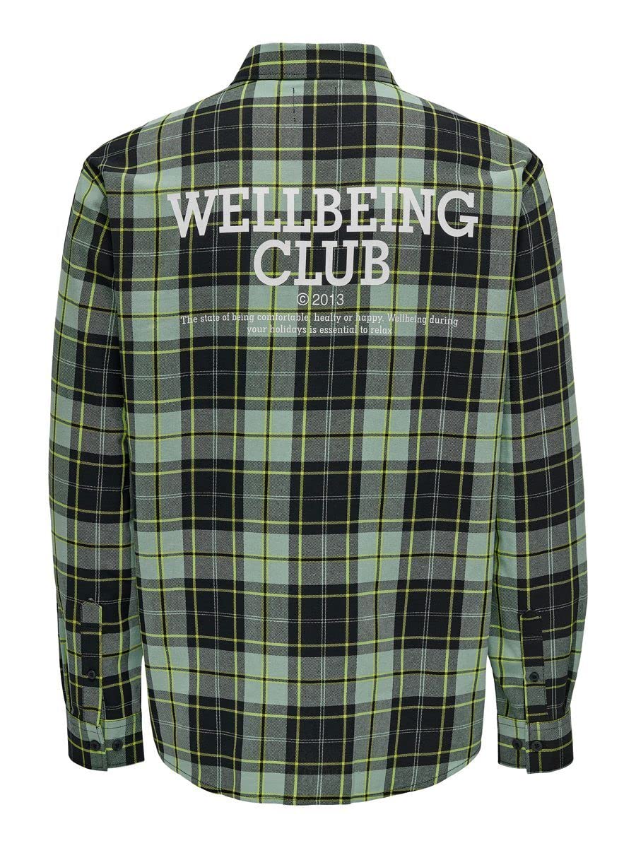 ONLY & SONS Yox Life Camicia Uomo XL a Quadri