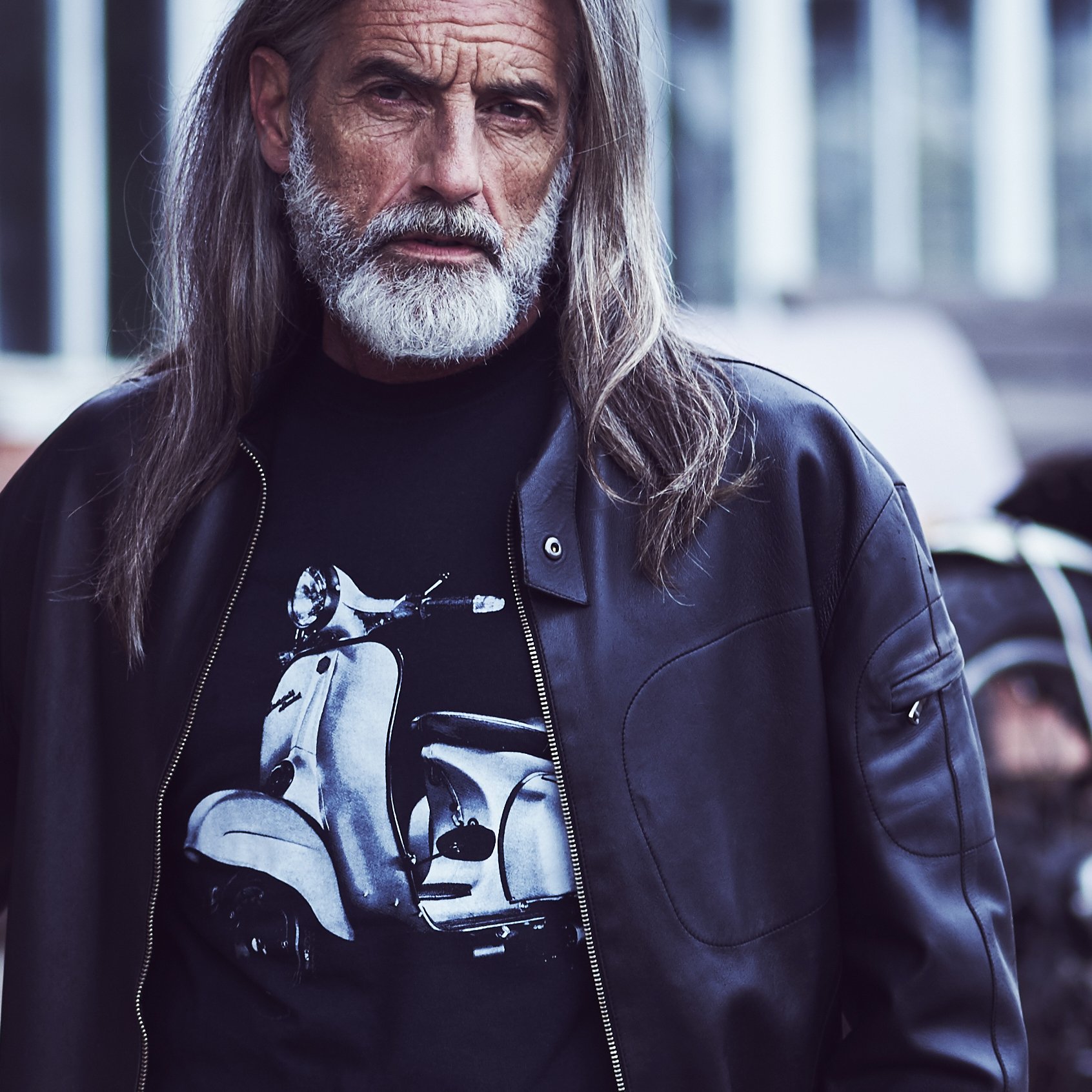 MAKAYA Special 125 T-Shirt Uomo Moto Vintage 100% Cotone