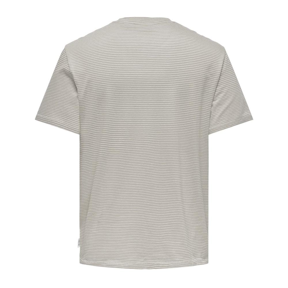 Only & Sons Onsbale t-shirt beige cotone taglia M uomo