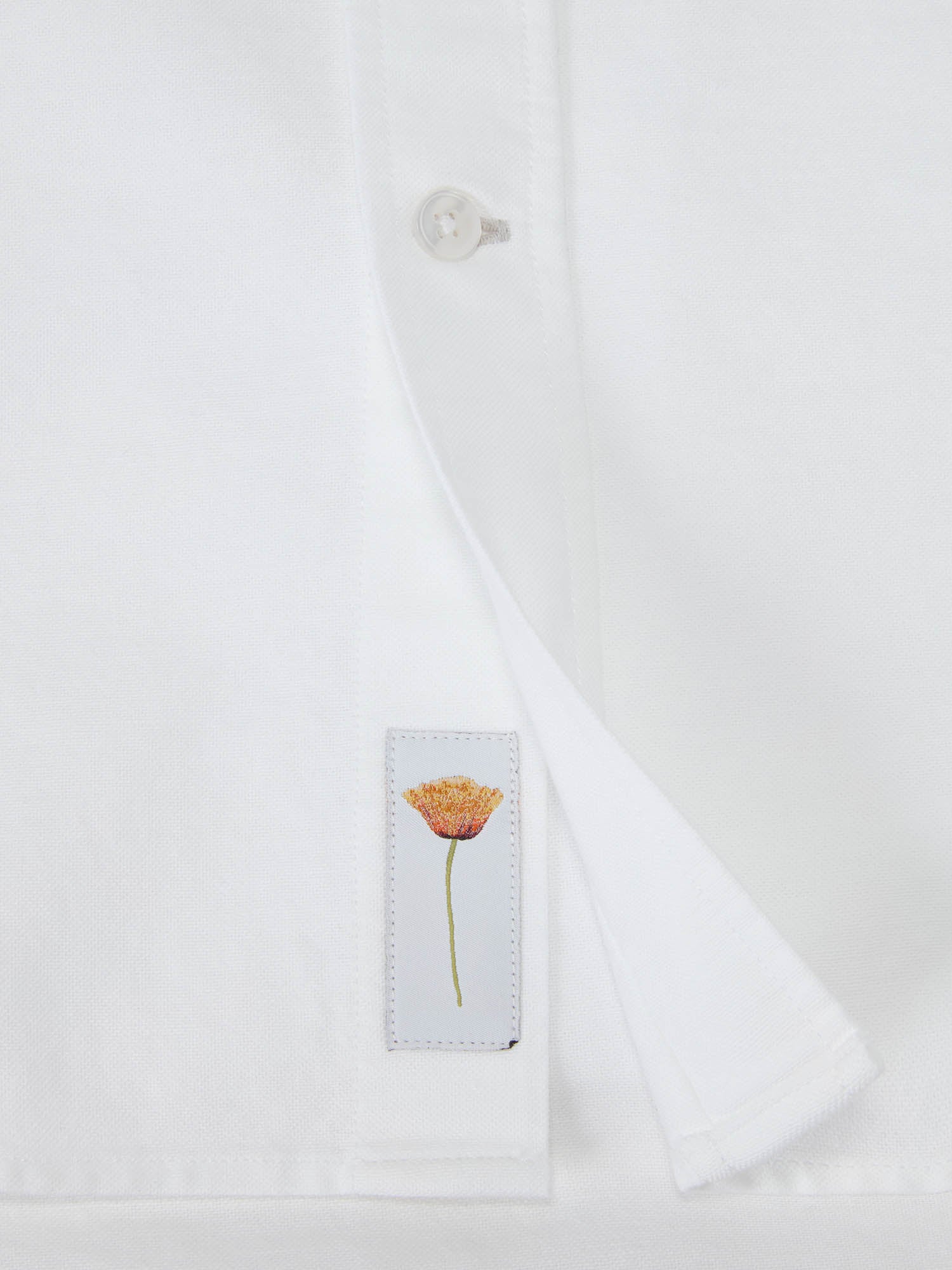 Robert Talbott Harrison camicia oxford bianca cotone