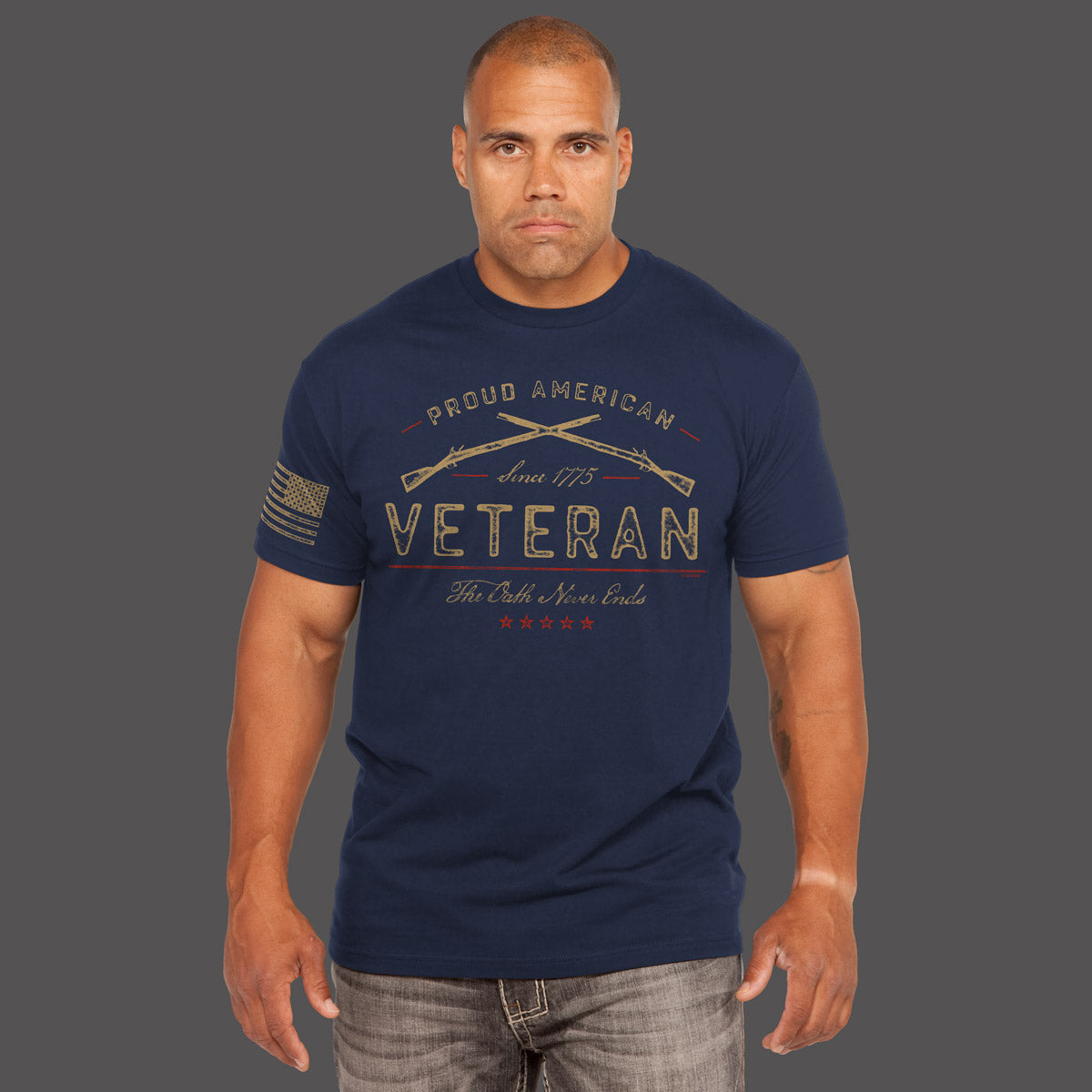 7.62 Design Oath Never Ends maglietta uomo blu navy cotone