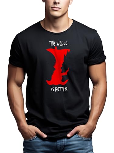 MAKAYA This World is Rotten T-shirt uomo L 100% cotone