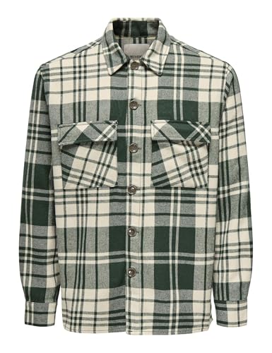 Only & Sons Onspaul RLX Overshirt Camicia Blu Notte L