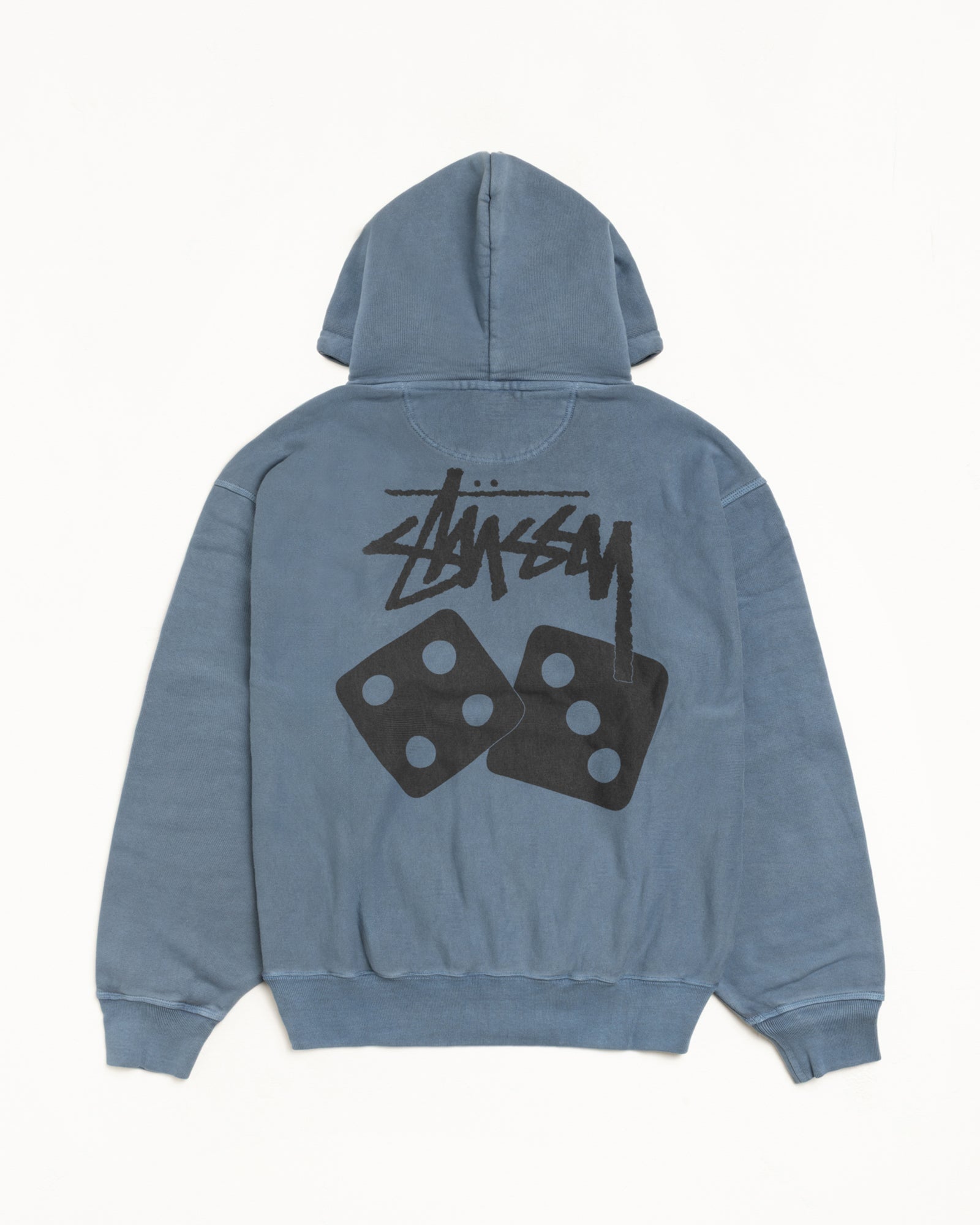 Stussy Dice Hoodie felpa Navy cotone 13.3oz