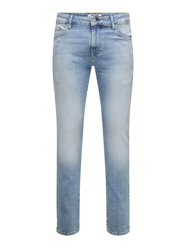 ONLY & SONS Onsloom Slim Jeans Uomo 34W/32L Azzurro