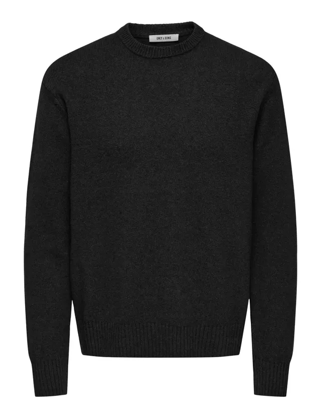 Only & Sons Onsjames pullover uomo girocollo nero taglia M