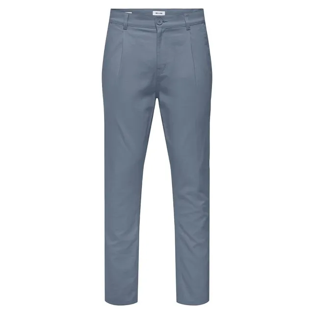 Only & Sons Bologna Pantaloni Blu Grigio 31W/32L Uomo