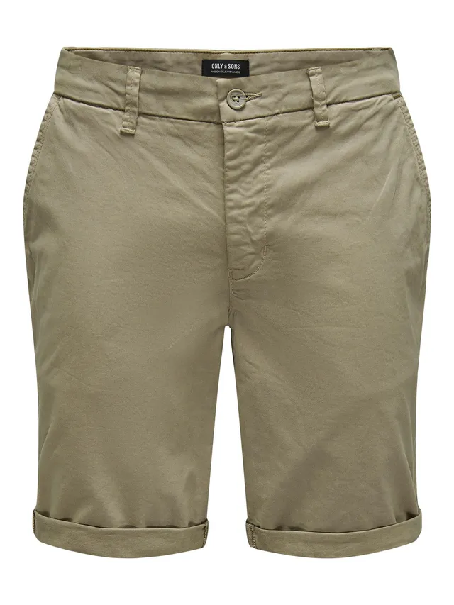 Only & Sons Onspeter shorts uomo XL cotone elastan