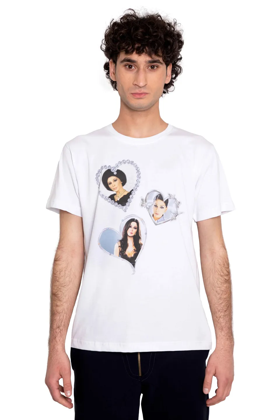 TRASHY CLOTHING Elissa T-Shirt maglietta bianca cotone