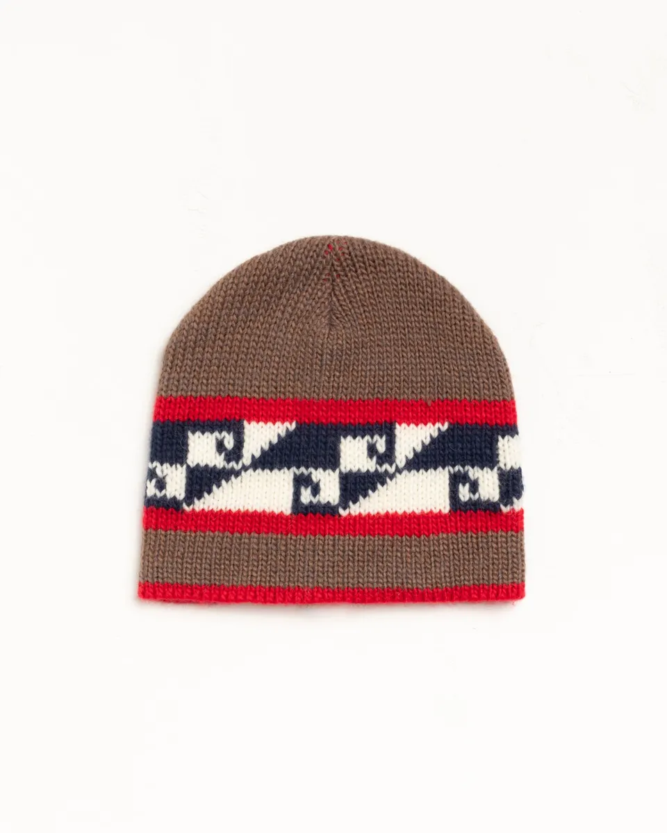 Stussy Headwear Waves Skullcap beanie marrone taglia unica lana