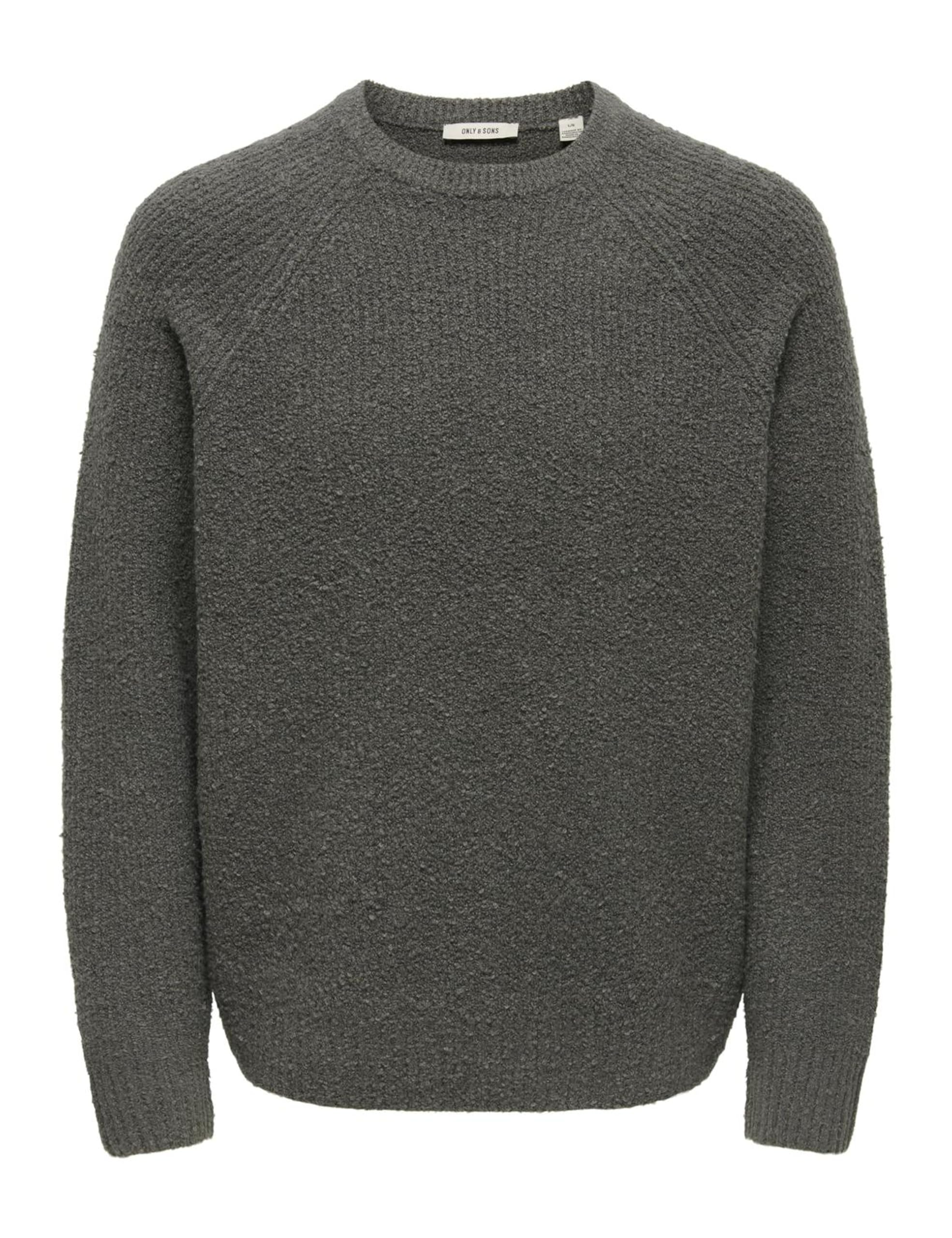 ONLY & SONS Onsdale Maglione Uomo Girocollo Regular Nero