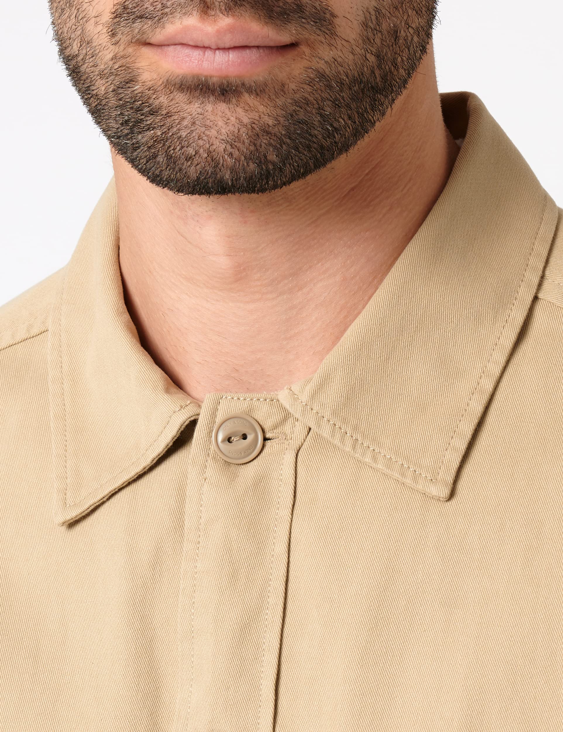 ONLY & SONS Onssilvio LS Pocket Overshirt camicia twill cotone