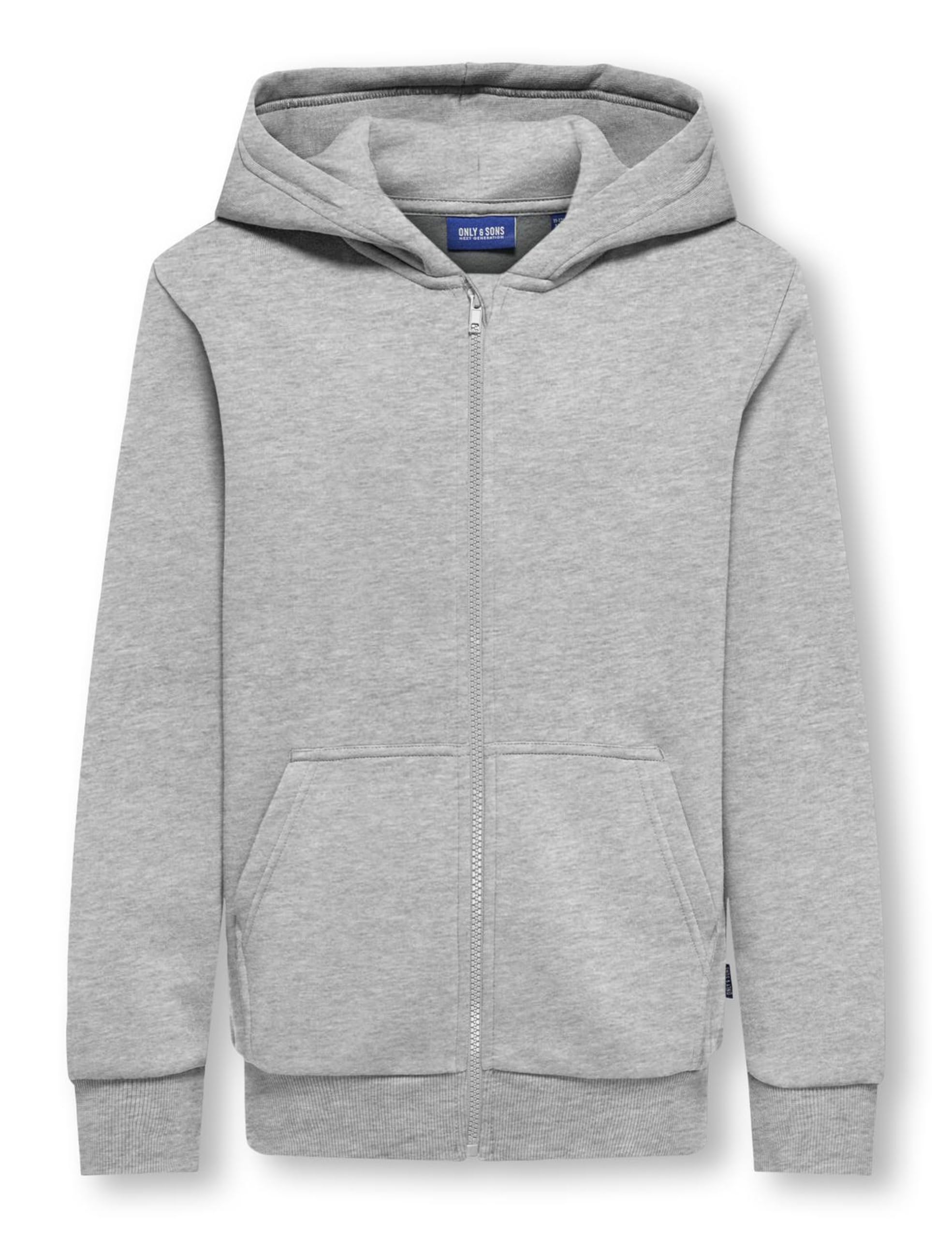 ONLY & SONS Osjceres Felpa cappuccio Grigio Melange 110-116